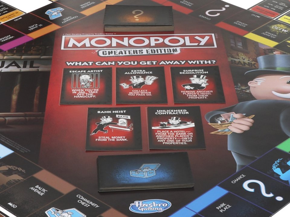 hasbro monopoly cheaters edition reviews